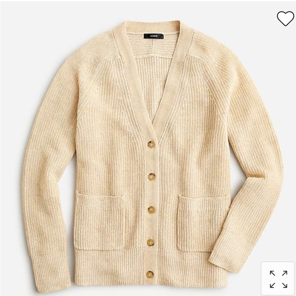J. Crew Cotton-Linen Cardigan